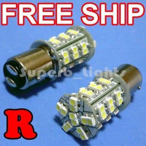 2x 1157 red 42-smd tail brake sgnal led car lights bulb