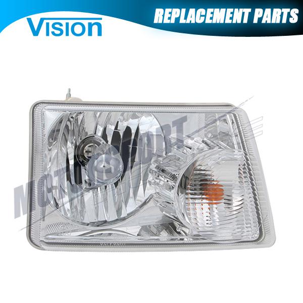 01-09 ford ranger base edge xl passenger side clear lens headlight replacement 