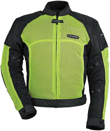 Tourmaster intake air 3 motorcycle jacket hi-vis size large-tall