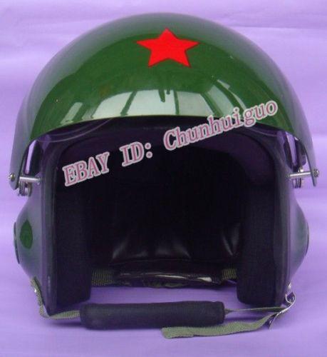 Ece new open face green motorcycle jet pilot helmet m l xl