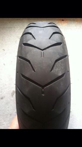 *look* dunlop d407 180/65b16 whitewall rear harley davidson motorcycle tire