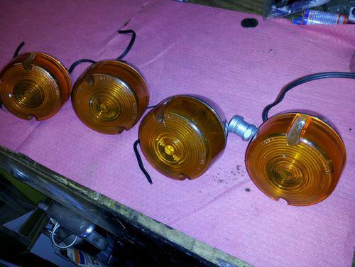 4 used harley davidison turn signals ratrod