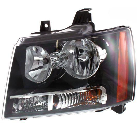 Left new headlight lamp suburban chevy clear lens halogen driver side lh hand