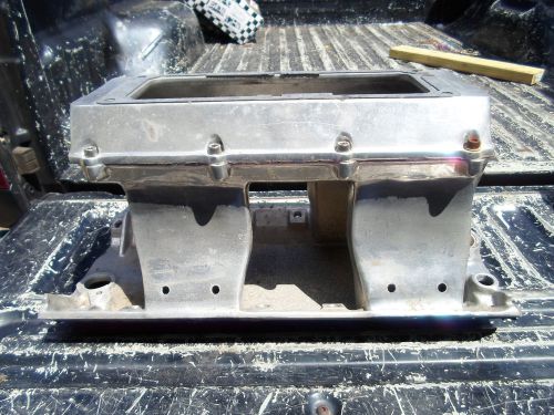 Big block chevy edelbrock victor ram 2-r intake polished enderle fuel injection