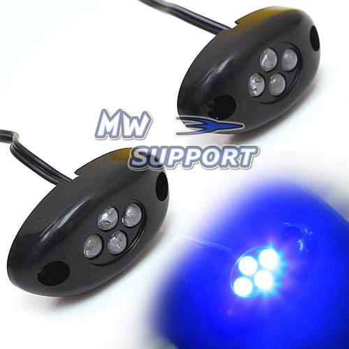 2pcs blue led pods light suzuki bandit 600 1200 1250 s gsf gsr