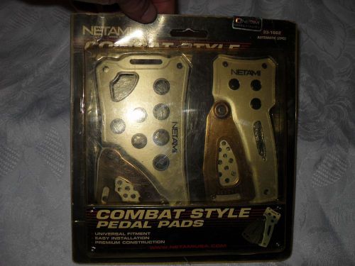 Netami combat style pedal kit,  automatic trans.  2 piece set  nip #33-1662