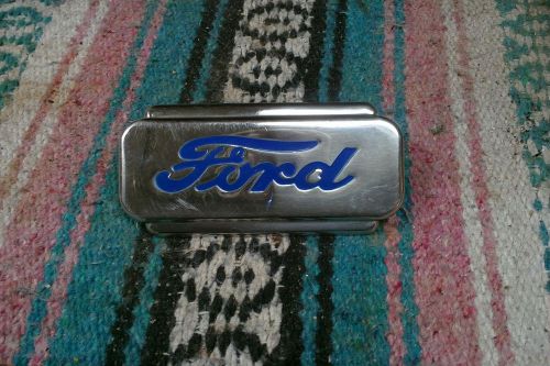 1941-1947 ford pickup truck flathead v8 dashboard center ford emblem