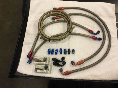 An fuel vacuum water pump hose fittings earls russell jegs aeroquip 6 8 10 12 16