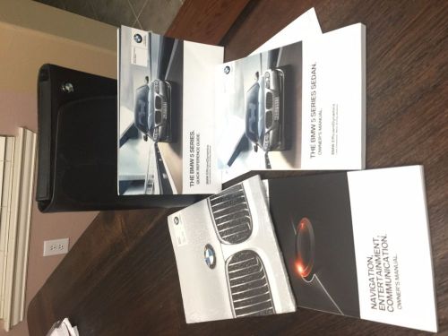 2013 bmw 5 series 528i w/navigation 535i 550i 520d owners manual