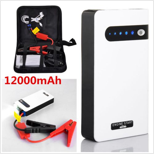 Flashlight car jump starter battery charger power bank emergency battery cable