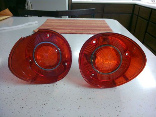 1971 chevelle ss taillight lamp lens covers r&amp;l