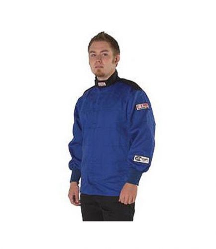 Gforce - gf525 - large blue jacket - racing/driving firesuit sfi-5 - 4526lrgbu