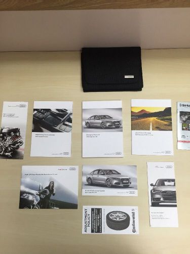 Audi a6, s6  2014 owner manual books  with navigation and case oem