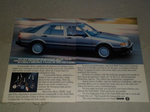 1987 saab 9000 article / ad