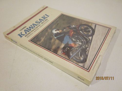Clymer kawasaki motorcycle shop manual kz500/550 &amp; zx550 1979 - 1985 nos