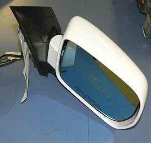 01-06 mdx white passenger rh side door mirror memory oe