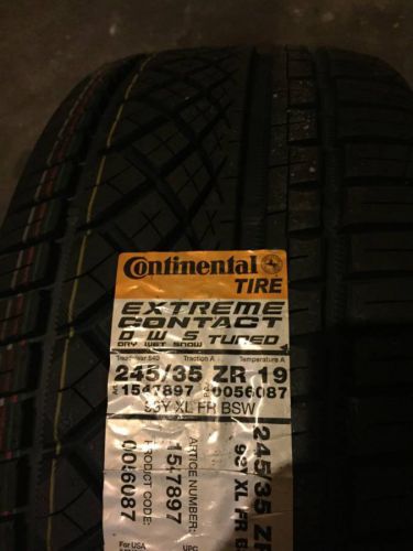 245/35r19 93y continental extreme contact m+s  2453519 245 35 19