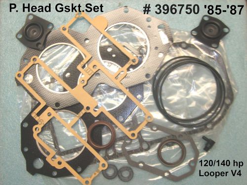 Power head gasket set omc 3.5&#034; bore 120-140 hp-looper &#039;85-&#039;87 #396750