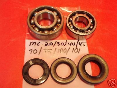 Vintage kart mcculloch engine crank bearing and seal kit mc 20 30 40 46 70 75 1