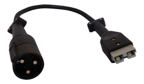 Sb-50 to star car black golf cart charger adapter 48v - anderson sb50 plug