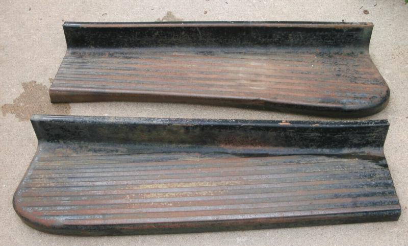 47 48 49 50 51 52 53 54 chevy gmc truck running board short set pair