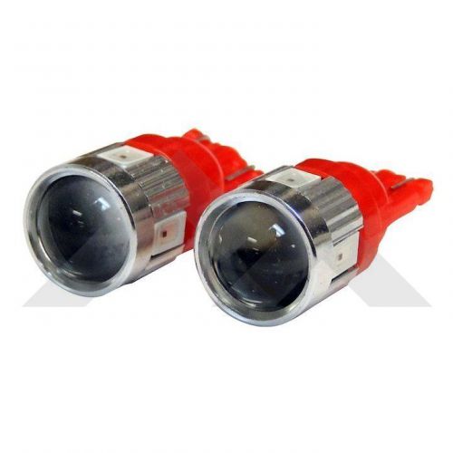 2 red led plasma bulbs (194) - crown# rt28064