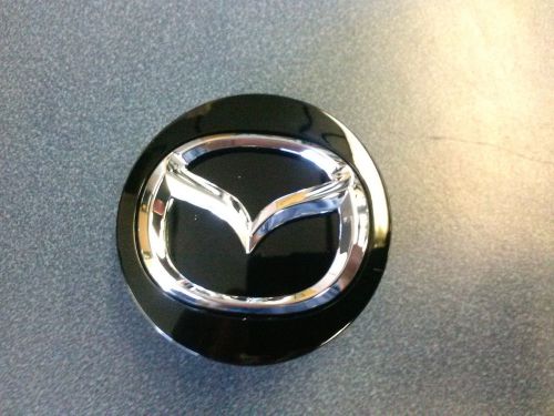 Genuine oem mazda  black and chrome center cap  #kd51-37-190 cx5 cx9 mx5 3 6