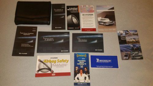 2011 hyundai azera owners manual