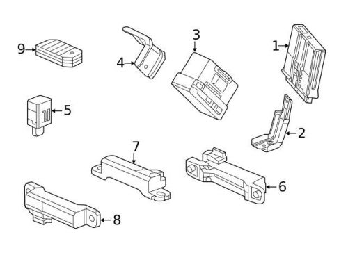 Genuine 2014-2016 honda antenna 38387-tz5-a01