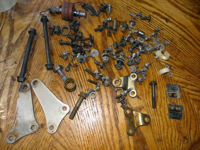 03-04-05_yamaha yz250f_yzf_250_450_chassis hardware parts lot_nut_bolt_bracket++