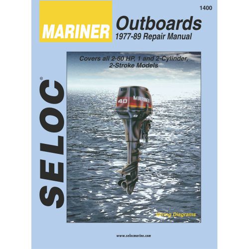 Seloc service manual - mariner outboards - 1-2 cyl - 1977-89 -1400