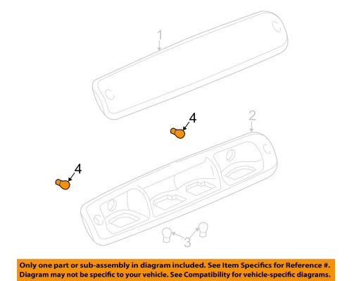 Gm oem-high mount stoplamp bulb 9437173