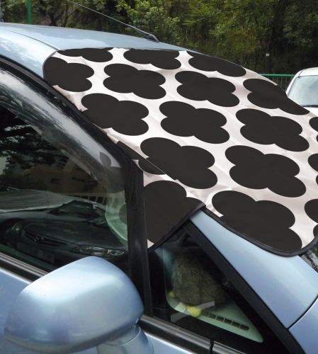 Winter windshield cover - black