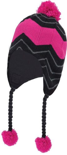 Fxr mischief toque womens beanie hat black/pink os