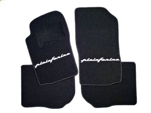 Bl. pf script floor mats for peugeot 306 cabriolet