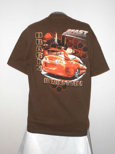 The fast and the furious &#034;2 fast 2 furious&#034; &#034;dragin reaction&#034; t-shirt xl *l@@k*