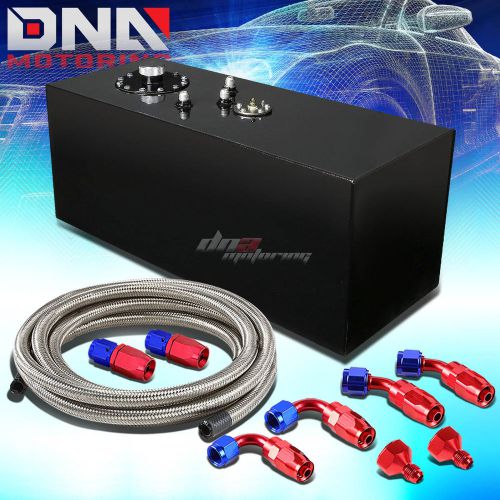 19 gallon top-feed coated race fuel cell tank+cap+level sender+nylon line kit