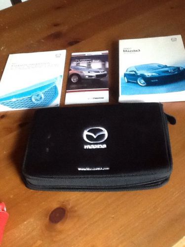 2007 mazda3 owners manual and books
