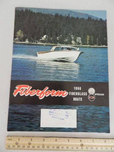 Buy VINTAGE BOAT BROCHURE-1966 FIBERFORM BOATS- VINTAGE BOATING ...