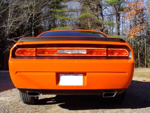 Spoiler decal for 2009 and up dodge challenger r/t !