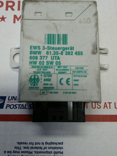 97-98 bmw 528i anti theft control module 61358 382 455 used oem acs