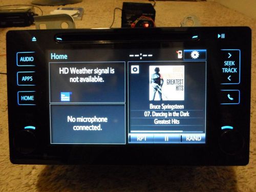 15 16 toyota sienna tacoma xle le l se ce touch mp3 hd xm gracenote radio stereo