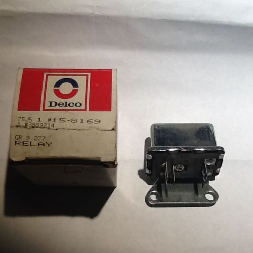 Delco # 15-8169 blower motor relay - gm # 3989214