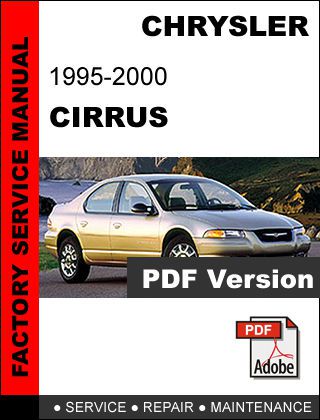 1995 1996 1997 1998 1999 2000 chrysler cirrus factory oem service repair manual