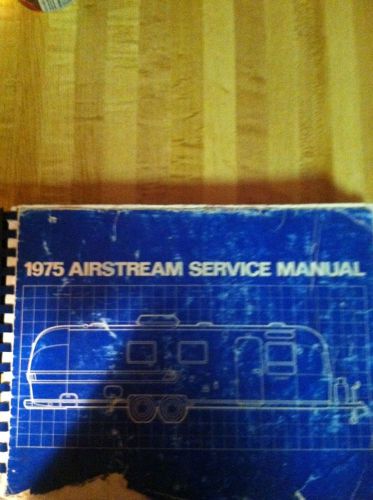 Original 1975 airstrem manual