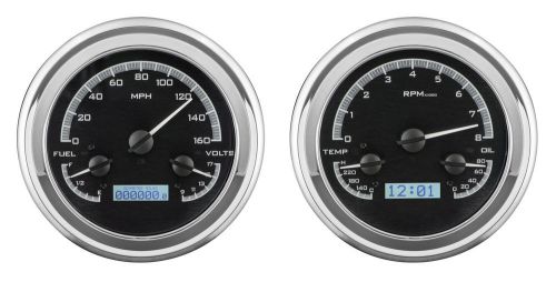 1947-1953 chevy truck gauges gmc dakota digital gauge cluster 47-53 black vhx