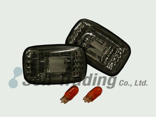 96-02 toyota land cruiser prado 90 95 smoke turn signal light side marker pair