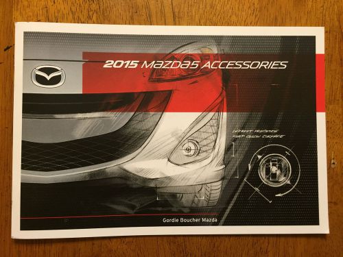 2015 mazda 5 toyota mazd5 accessories brochure catalog