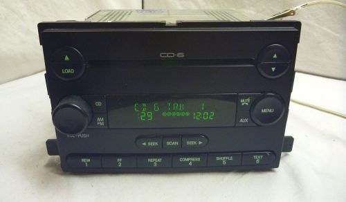 05 06 07 ford freestar radio 6 disc cd player 5f2t-18c815-aa  34r815