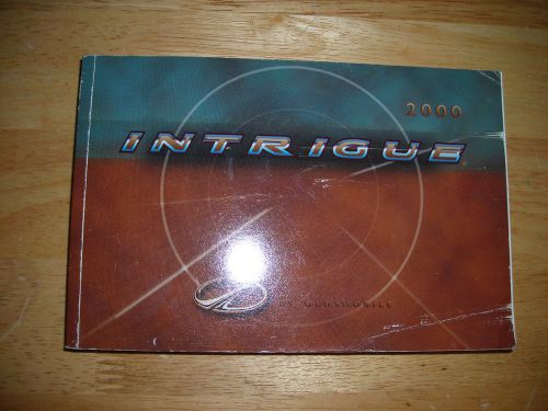 2000 oldsmobile intrigue owners manual